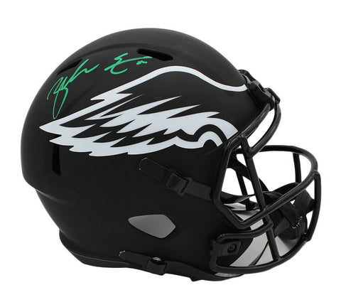 Zach Ertz Signed Philadelphia Eagles Speed Full Size Eclipse NFL Helmet - Neon I
