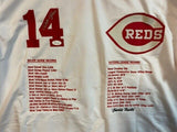 Pete Rose Signed Cincinnati Reds Career Highlight Jersey (JSA COA) 17xAll Star