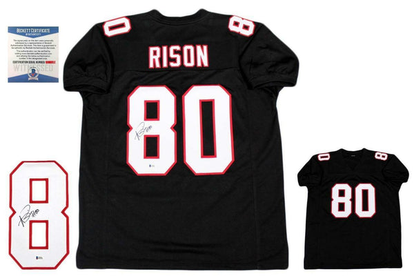 Andre Rison Autographed SIGNED Jersey - Beckett Authentic - Black
