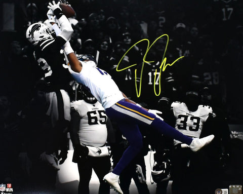 Justin Jefferson Autographed Vikings 16x20 Spotlight Photo-Beckett W Hologram