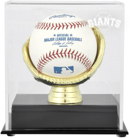 San Francisco Giants Gold Glove Single Baseball Logo Display Case - Fanatics
