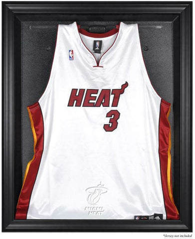 Miami Heat Black Framed Team Logo Jersey Display Case - Fanatics