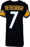 Framed Ben Roethlisberger Pittsburgh Steelers Signed Nike Black Elite Jersey