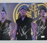 Zabka, Mariduena & Bertrand Signed Cobra Kai Unframed 11x14 Photo
