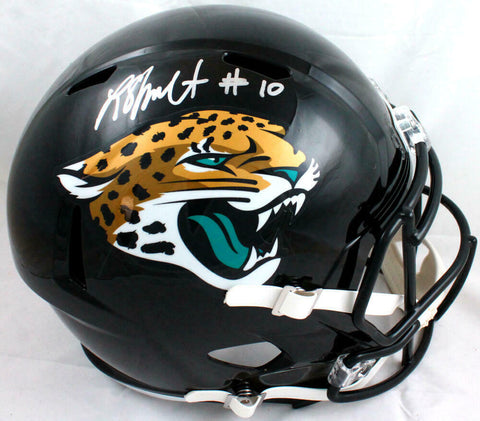 Laviska Shenault Jr Autographed Jacksonville Jaguars F/S Speed Helmet-BAW Holo