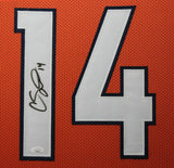 COURTLAND SUTTON (Broncos orange TOWER) Signed Autographed Framed Jersey JSA