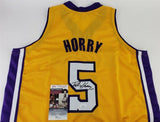 Robert Horry Signed L.A Lakers Jersey (JSA COA) Los Angeles 7xNBA Champ / Foward