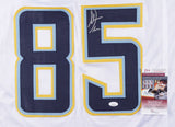 Antonio Gates Signed San Diego Chargers White Jersey (JSA COA) 8xPro Bowl T.E.
