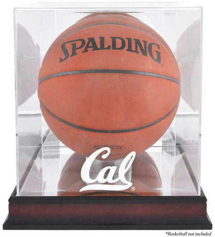 Cal Bears Mahogany Antique Finish Basketball Display Case-Fanatics