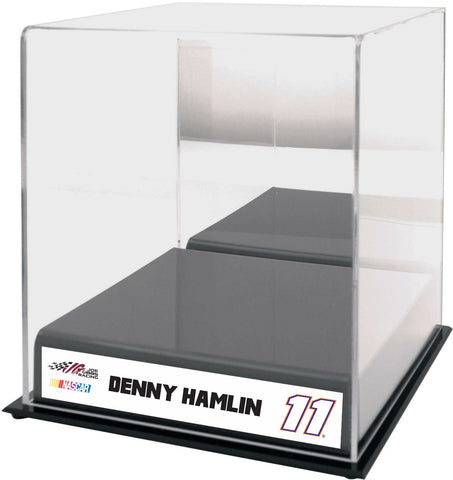 Denny Hamlin #11 Joe Gibbs Racing Sublimated Logo Acrylic Mini Helmet Case
