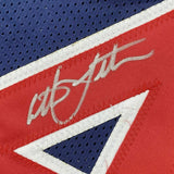 FRAMED Autographed/Signed CHRISTIAN LAETTNER 33x42 Team USA Blue Jersey JSA COA