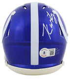 Colts Kwity Paye Authentic Signed Flash Speed Mini Helmet BAS Witnessed