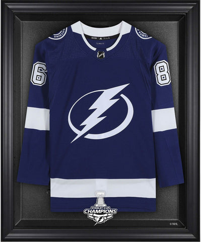 Tampa Bay Lightning 2021 Stanley Cup Champions Black Framed Jersey Display Case