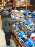 D'Andre Swift Signed Detroit Lions Speed Full Size Flash NFL Helmet
