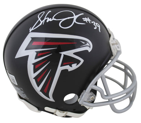 Falcons Steven Jackson Authentic Signed Black Rep Mini Helmet BAS Witnessed