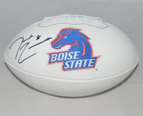 DEMARCUS LAWRENCE AUTOGRAPHED SIGNED BOISE STATE BRONCOS LOGO FOOTBALL JSA