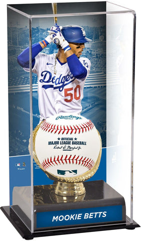 Mookie Betts Los Angeles Dodgers Gold Glove Display Case with Image