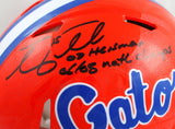 Tim Tebow Signed Florida F/S Speed Authentic Helmet w/2 inscriptions-BAW Holo