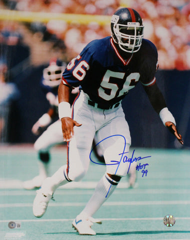Lawrence Taylor Autographed New York Giants 16x20 Photo HOF Beckett 33675