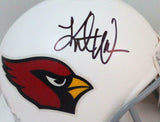 Kurt Warner Autographed Arizona Cardinals Mini Helmet-Beckett W Hologram *Black