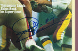 Joe Theismann Signed Framed Washington Sports Illustrated Cover BAS