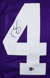 Darren Sproles Autographed Purple College Style Jersey *UP-Beckett W Hologram