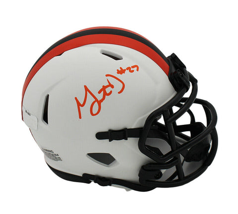 Grant Delpit Signed Cleveland Browns Speed Lunar NFL Mini Helmet