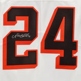 FRMD Nick Chubb Cleveland Browns Signed White Alternate Nike Limited Jersey