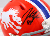 John Lynch Signed Denver Broncos 1966 Speed Mini Helmet *Front-Beckett W Holo