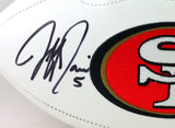 Jeff Garcia Autographed San Francisco 49ers Logo Football- Beckett W Authenticat
