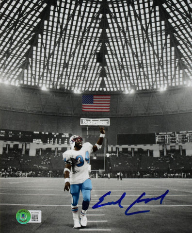 Earl Campbell Autographed Houston Oilers 8x10 Astrodome Photo - Beckett W Holo
