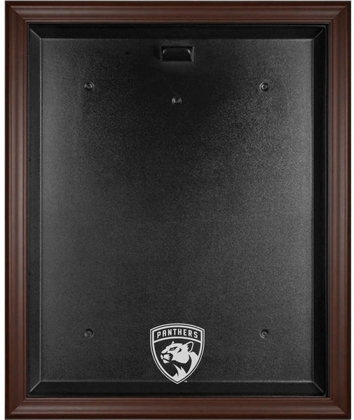 Florida Panthers Brown Framed Logo Jersey Display Case-Fanatics