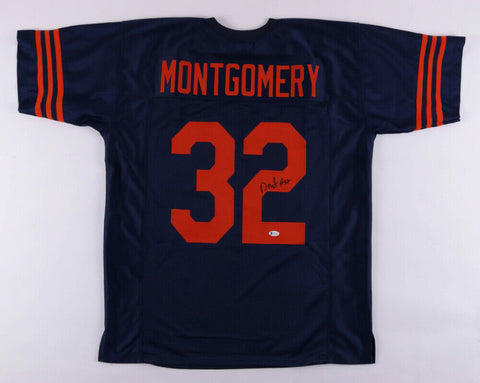 David Montgomery Signed Chicago Bears Color Rush Jersey (Beckett COA) #1 R.B.