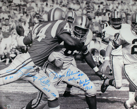 Dave Robinson & Leroy Kelly Autographed/Signed 16x20 Photo HOF Beckett 33431