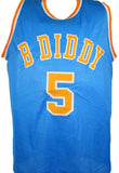 Baron Davis Autographed Blue College Style Basketball Jersey-Beckett W Hologram