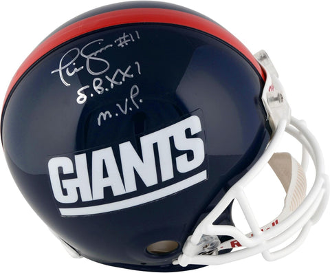 Signed Phil Simms New York Giants Signed Proline Helmet w/SB XXI MVP Insc
