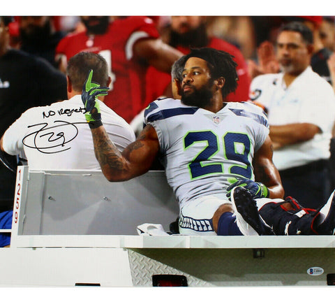 Earl Thomas Signed Seattle Seahawks Unframed 16x20 NFL Photo - Giving the Finger
