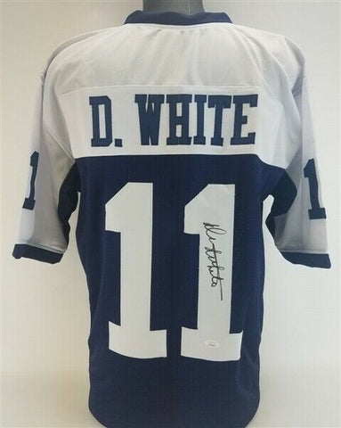 Danny White Signed Dallas Cowboys Throwback Jersey (JSA COA)Super Bowl XII Champ