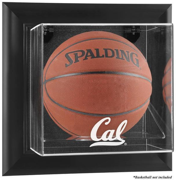 California Bears Black Framed Wall-Mountable Basketball Display Case