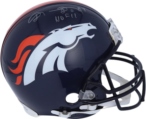 Shannon Sharpe Denver Broncos Signed Riddell VSR4 Authentic Helmet