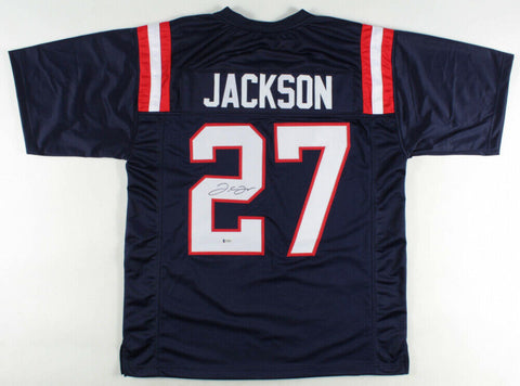 JC Jackson Signed New England Jersey (Beckett Hol)Patriots Super Bowl LIII Champ