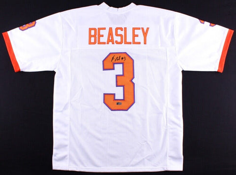 Vic Beasley Signed Clemson Tigers Jersey (Radtke Sports COA) Flacons Pro Bowl LB