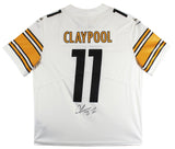 Steelers Chase Claypool Authentic Signed White Nike Game Jersey BAS Witnessed
