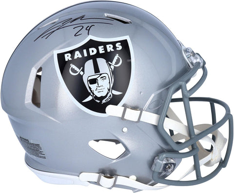 Charles Woodson Oakland Raiders Signed Riddell Speed Authentic Helmet