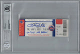 Chris Heston Autographed San Francisco Giants Ticket No Hitter BAS Slab 25260