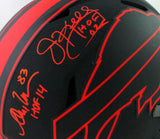 Kelly/Reed/Thomas Signed Buffalo Bills F/S Eclipse Authentic Helmet w/HOF- JSA W
