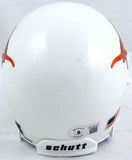 Joseph Ossai Signed Texas Longhorns Schutt Mini Helmet Chrome Decal-BAW Hologram