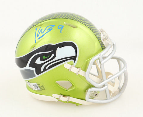 Kenneth Walker III Signed Seahawks Flash Alternate Speed Mini Helmet (Beckett)