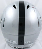 Davante Adams Autographed Las Vegas Raiders F/S Speed Helmet-Beckett W Hologram