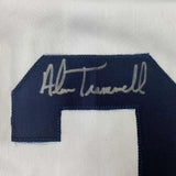 Autographed/Signed Alan Trammell Detroit White Baseball Jersey JSA COA